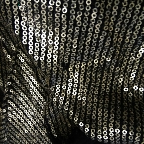 HOT Gold & Black Rhinestone Dress - Picture 6 of 8